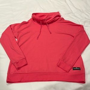 Simply Southern Hot Barbie Pink Turtle/Funnel Neck Sweatshirt